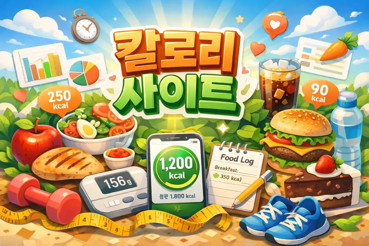 칼로리조아 소개 이미지